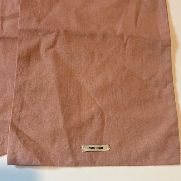 New MIU-MIU Shoes Dust/Storage bag Cotton - Picture 3 of 6